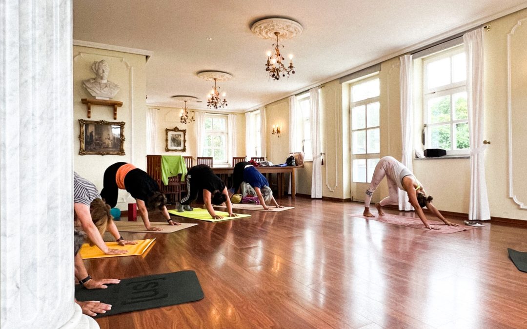 Yoga und Brunch am Chiemsee-Ufer