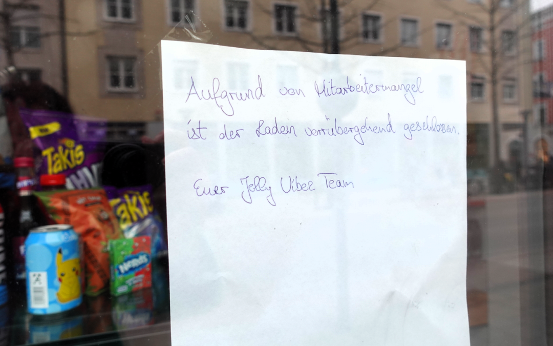 Rosenheimer Innenstadt: Leerstände aufgrund von Mitarbeitermangel