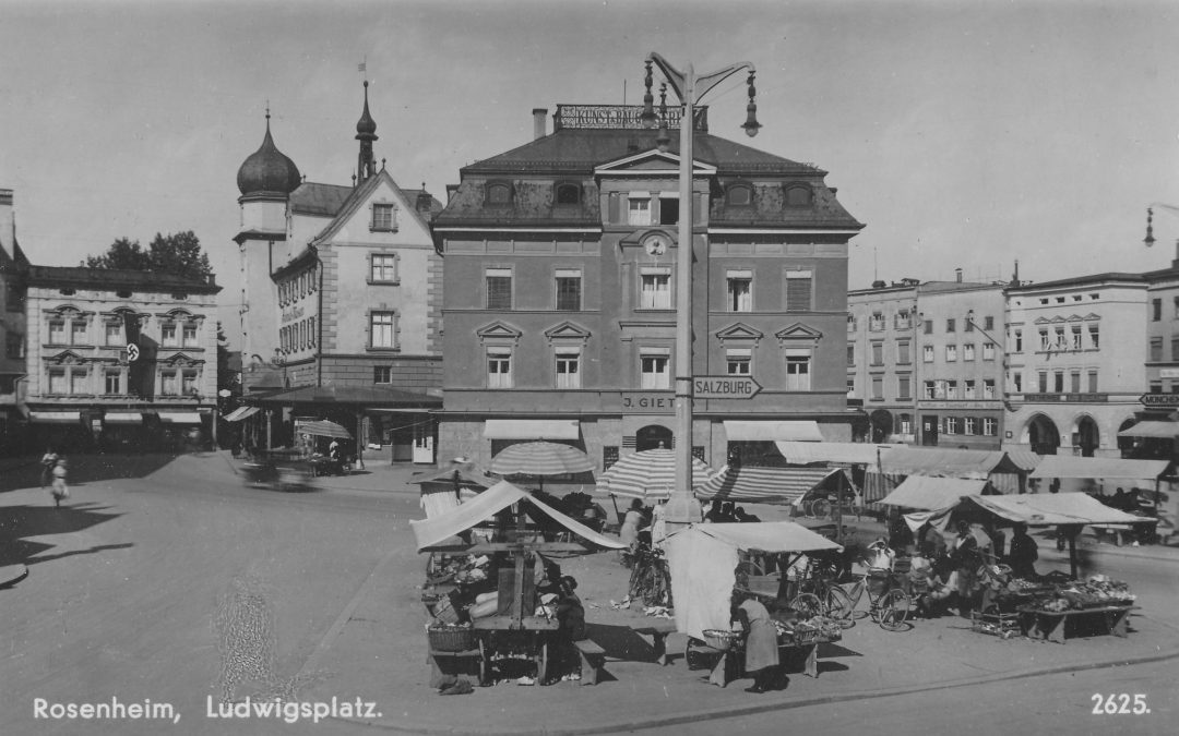 Ludwigsplatz, Rosenheim, Ende 1930er