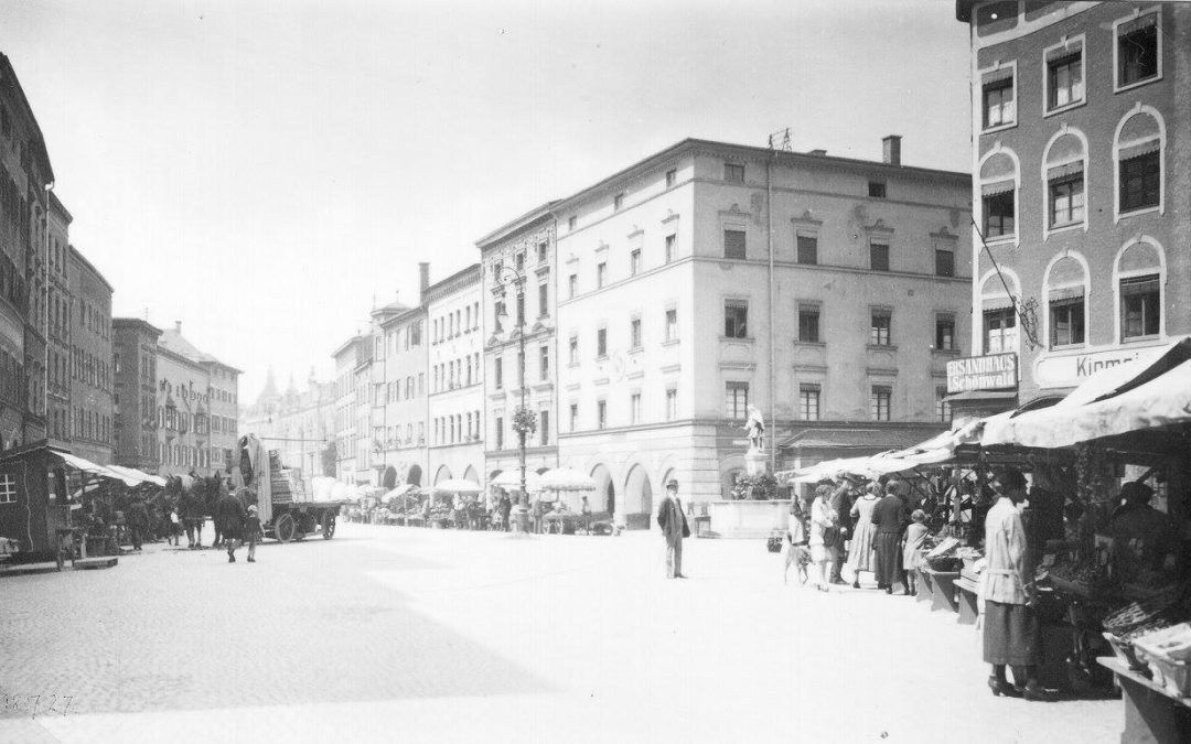 Max-Josefs-Platz, Rosenheim, 1920er