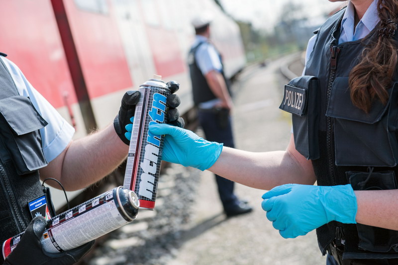 Freilassinger Bundespolizei enttarnt Graffiti-Sprayer