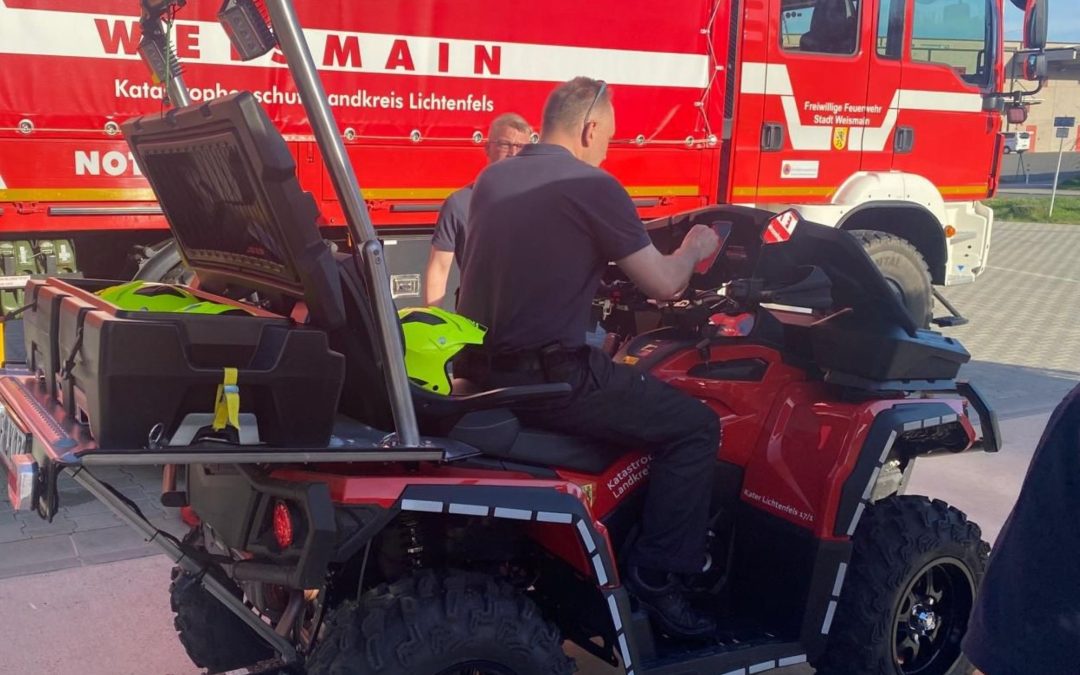 Heimische Brandschützer auf Reisen in Franken