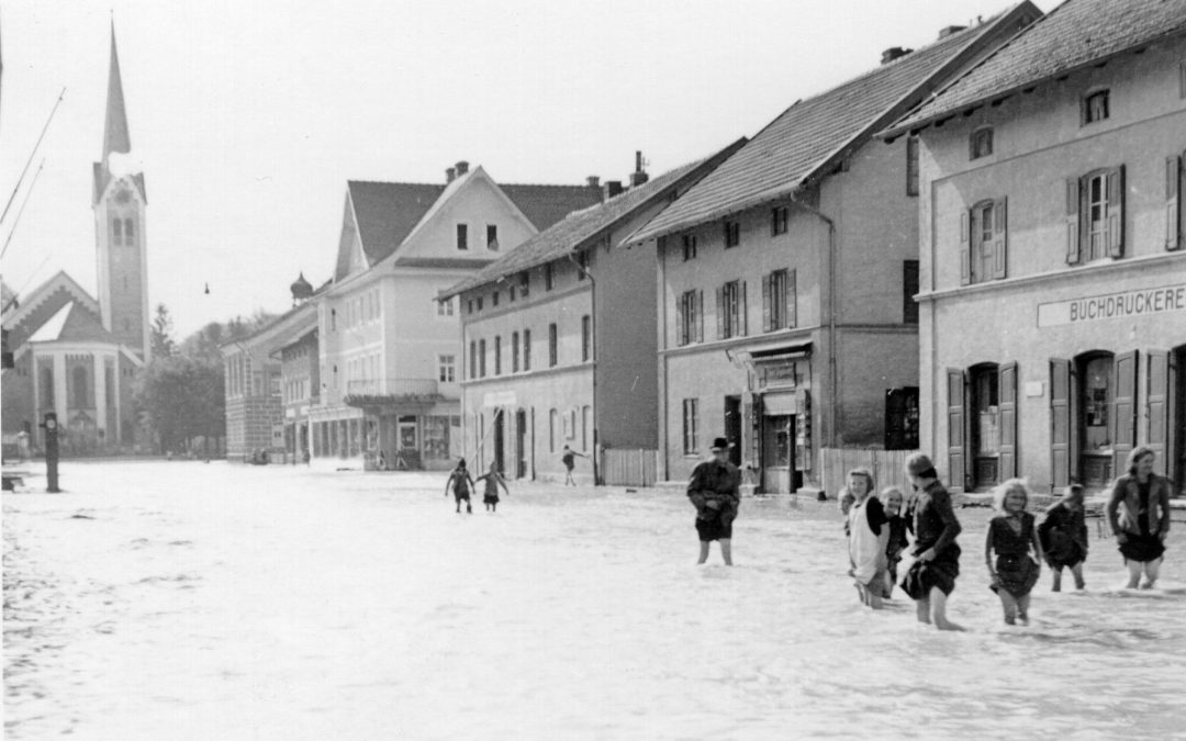 Hochwasser, Kolbermoor, 1940