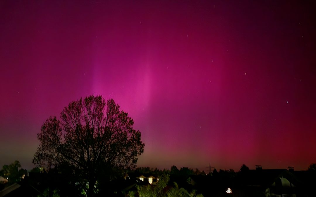 Polarlichter über Rosenheim