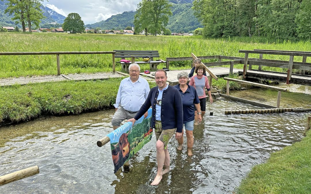 Ankneippen in Aschau im Chiemgau