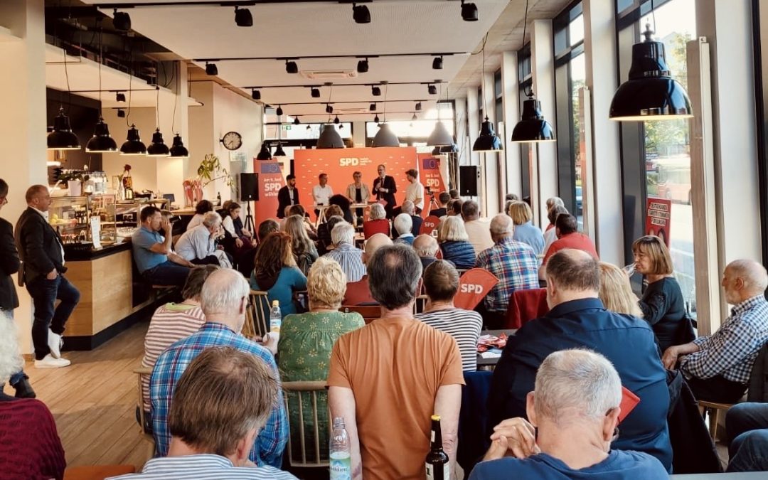 Volles Haus bei SPD Rosenheim: Diskussion zum Thema „Europa – Krieg und Frieden“