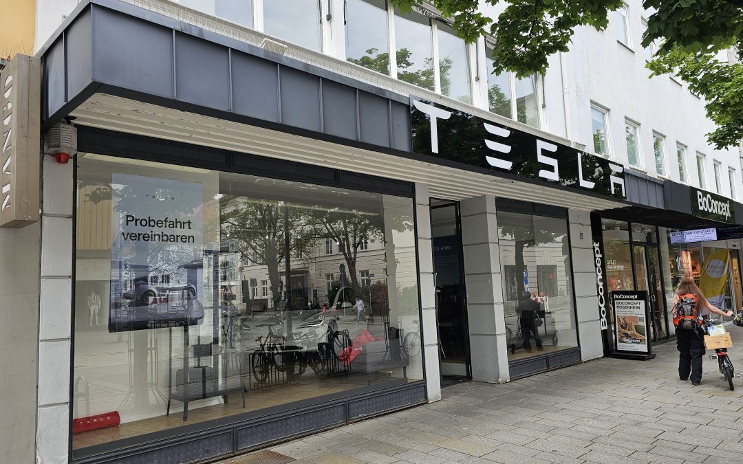 Tesla-Pop-Up-Store in Rosenheim