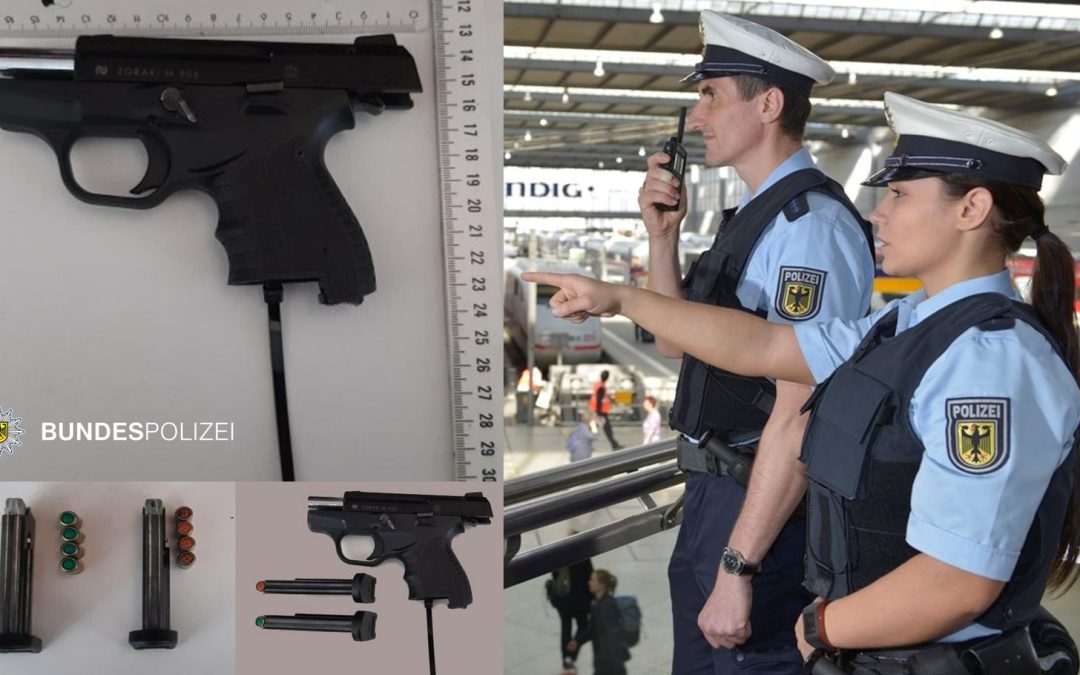 Mann mit Waffe am Bahnhof Starnberg