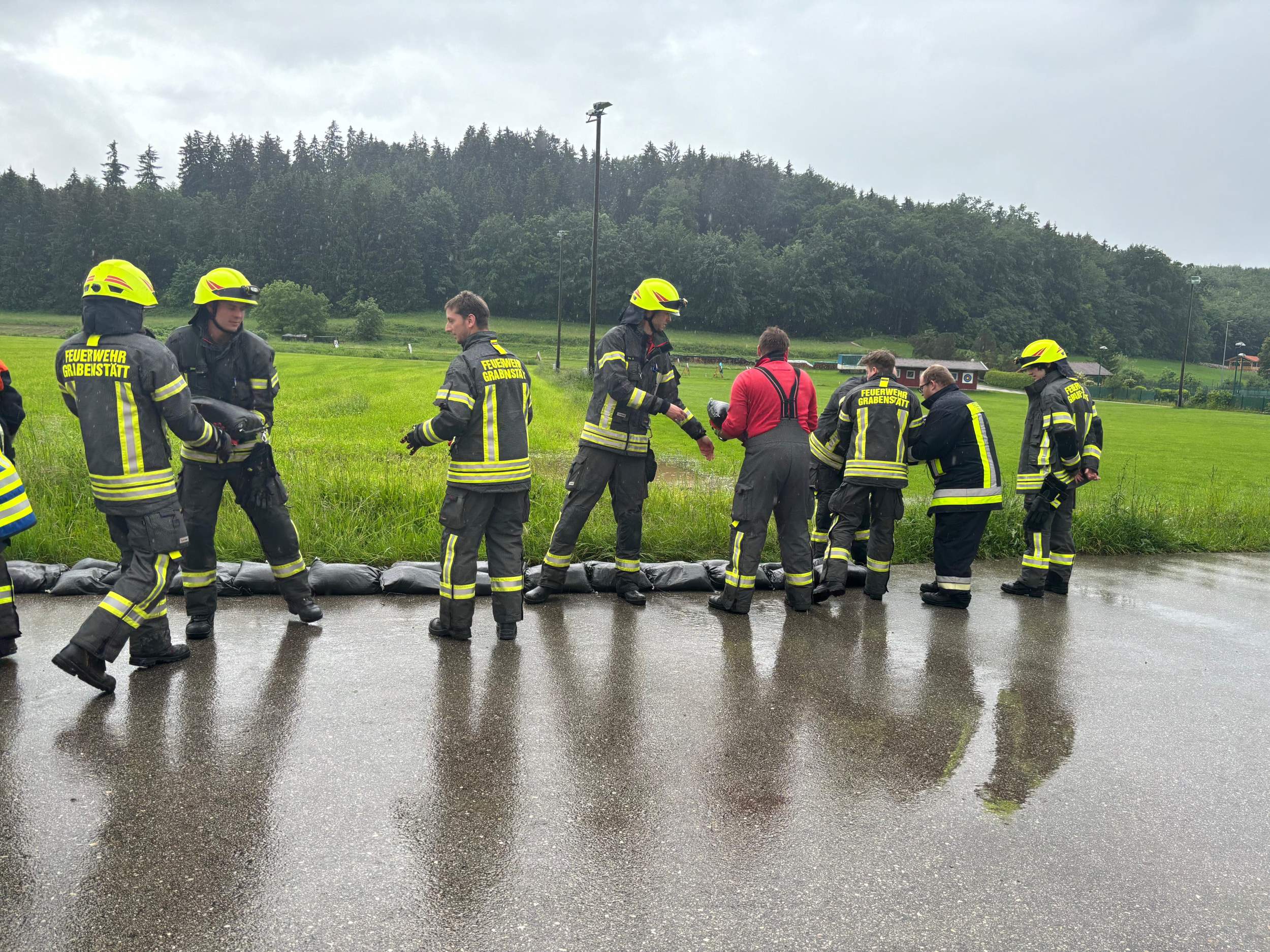 Hochwasser Traunstein. Kreisfeuerwehrverband Traunstein