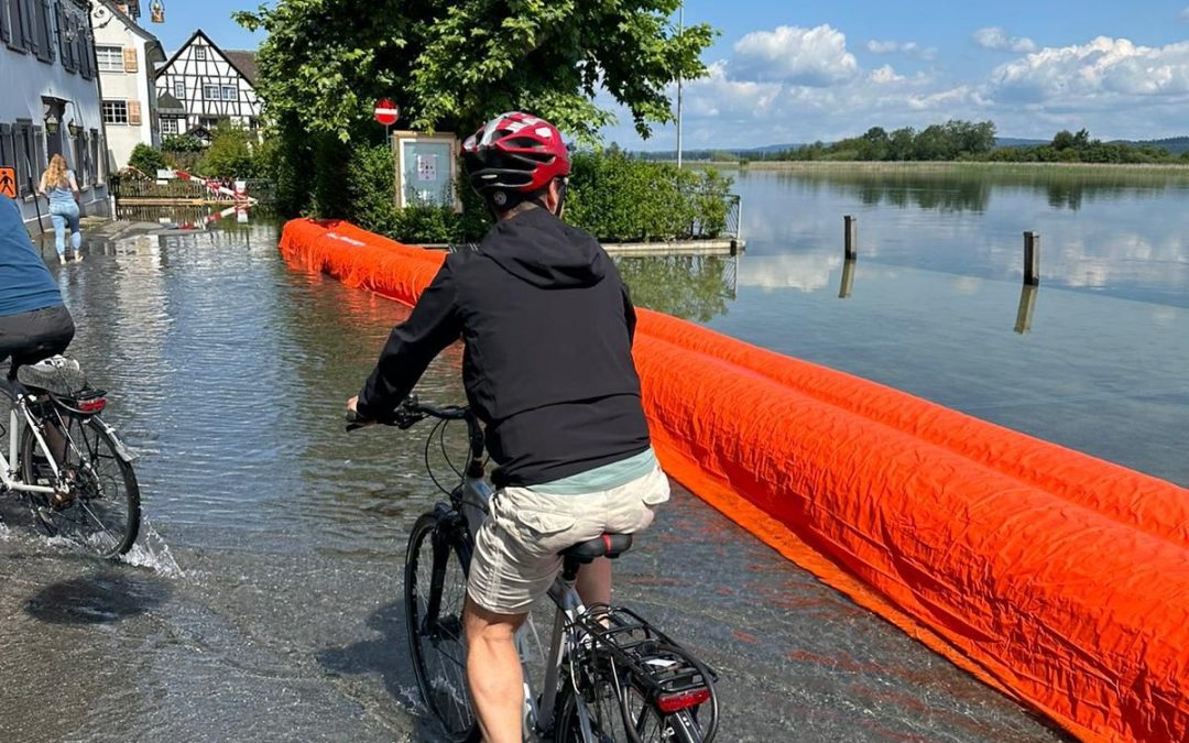 Hochwasser am Bodensee