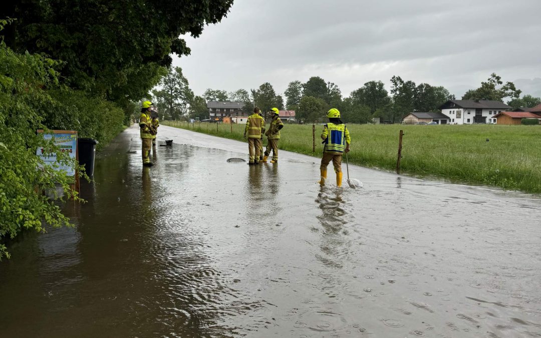 Hochwasser: Hunderte Feuerwehreinsätze in Traunstein