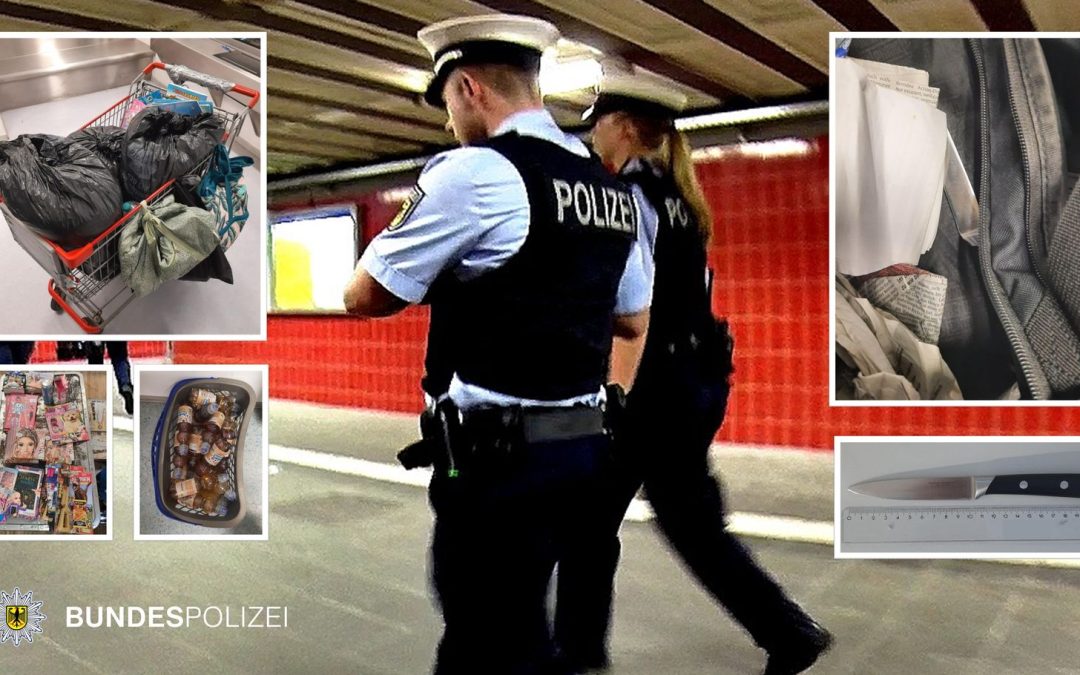 Dieb mit Küchenmesser am Münchner Ostbahnhof unterwegs