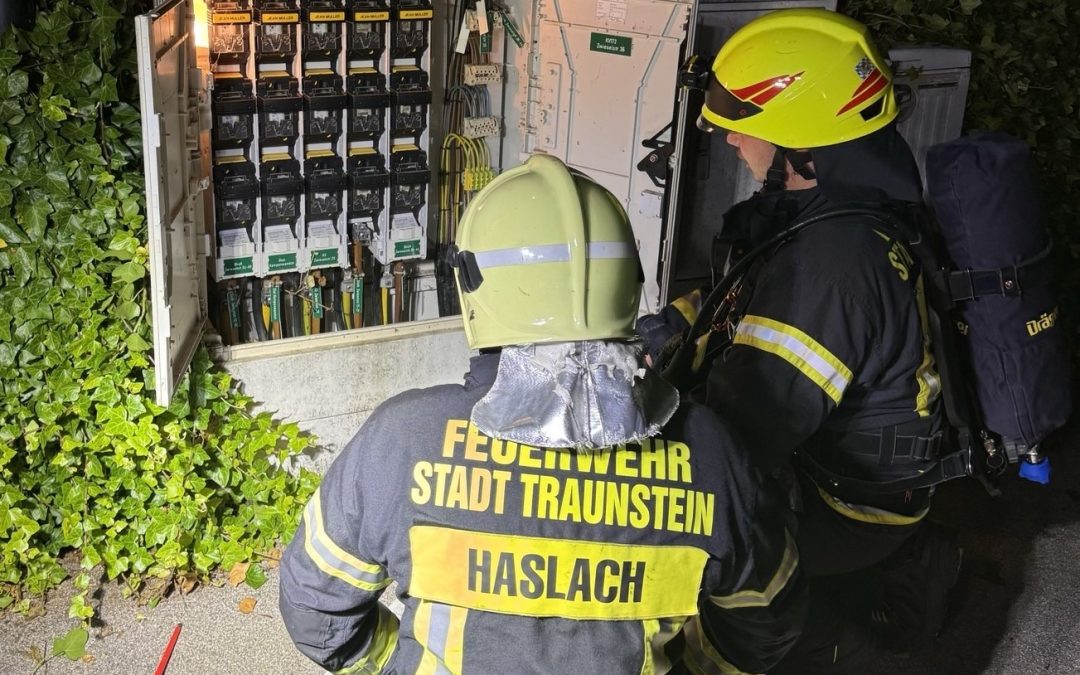 Schnecke ruft Feuerwehr auf den Plan