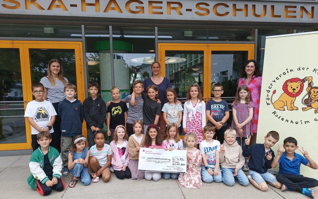 Franziska-Hager-Grundschule in Prien setzt sich für Kinder in Not ein