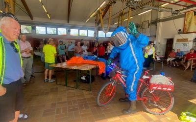 Bruckmühl: Rettungsdienste im Fokus der Bürgermeisterradltour