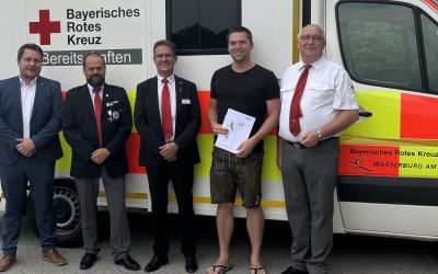 Sommerfest mit Ehrungen bei der BRK-Bereitschaft Wasserburg