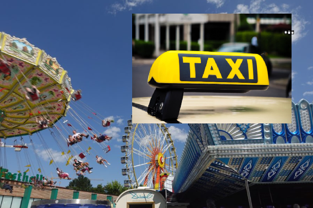 Anrufsammeltaxi während der Wiesnzeit