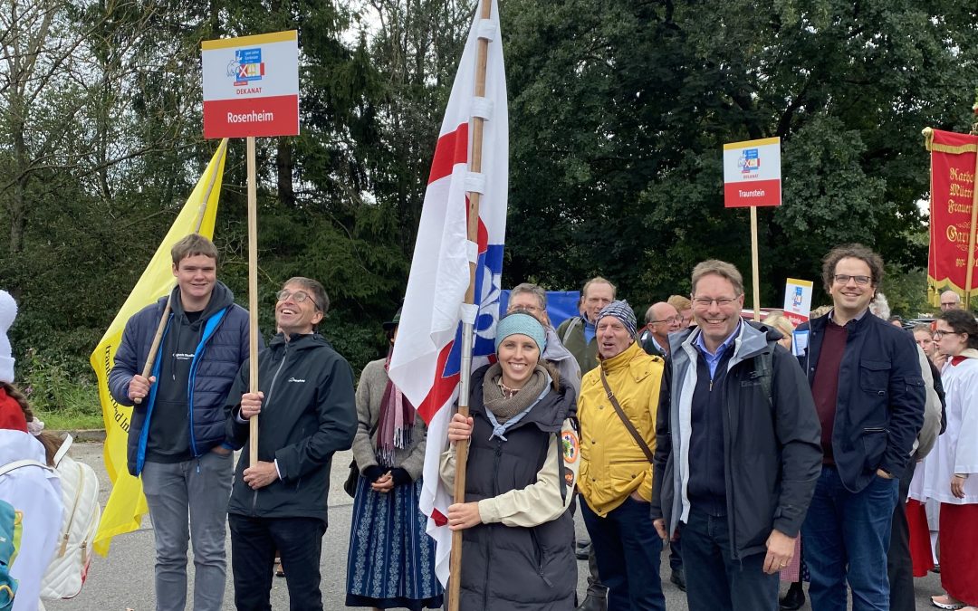 Rosenheimer Delegation beim Bistumsjubiläum