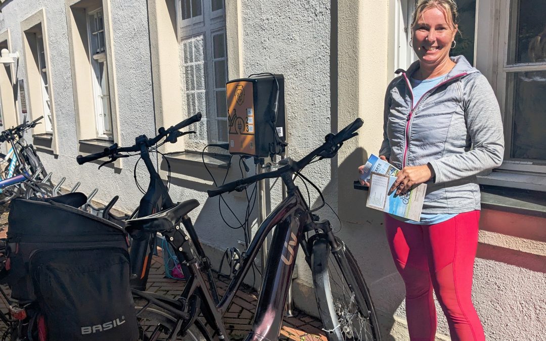 Neue Ladestation für E-Biker