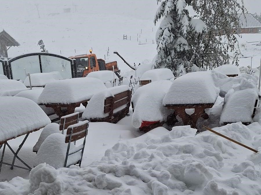 Schneemassen am Sudelfeld