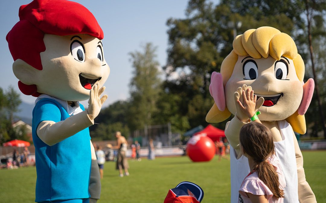 Leuchtende Kinderaugen beim Knax-Geburtstagfest