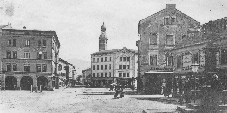 Ludwigsplatz, Rosenheim, 1898