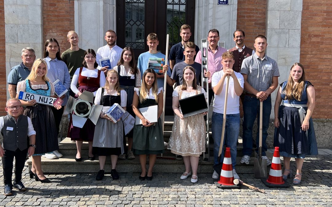 Ausbildungsstart im Rosenheimer Rathaus