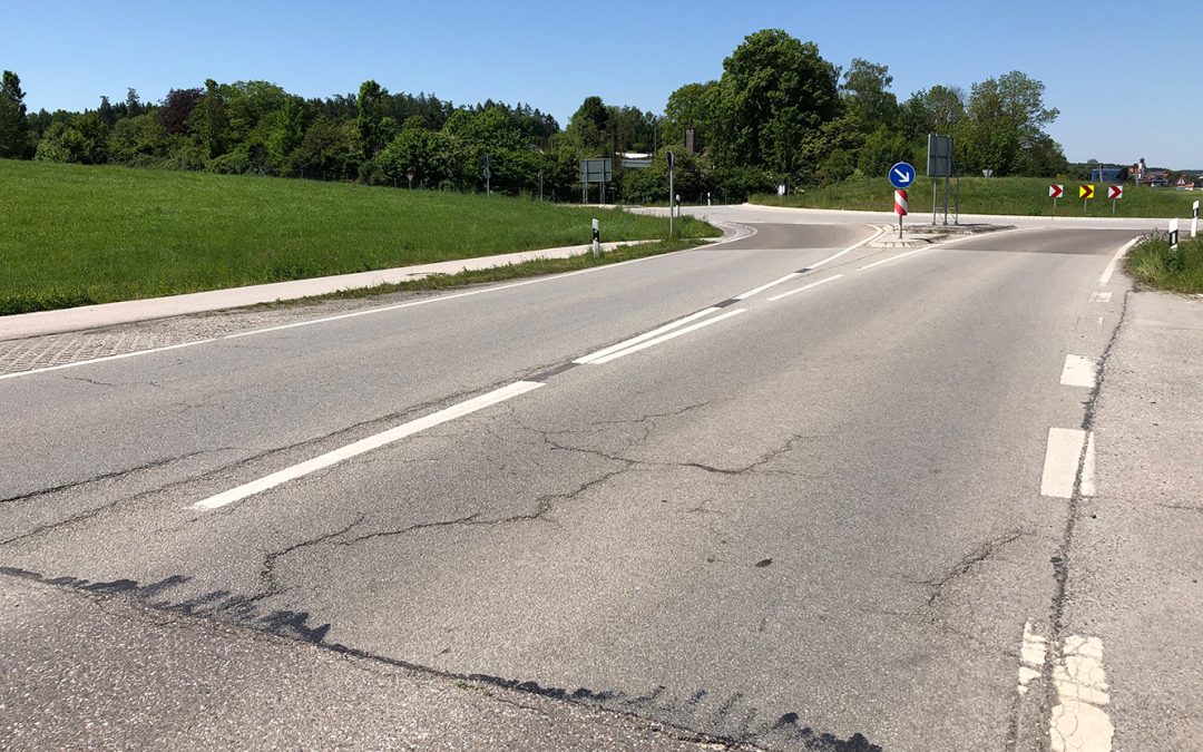 B 299 Neumarkt-St. Veit: Pilotprojekt für Niedrigtemperaturasphalt