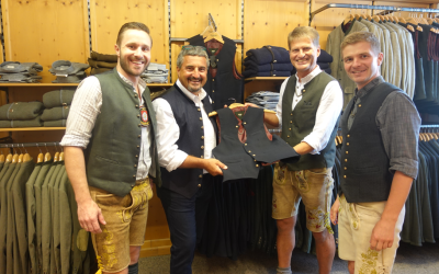 Rodellegende Georg Hackl zu Besuch in Rosenheim