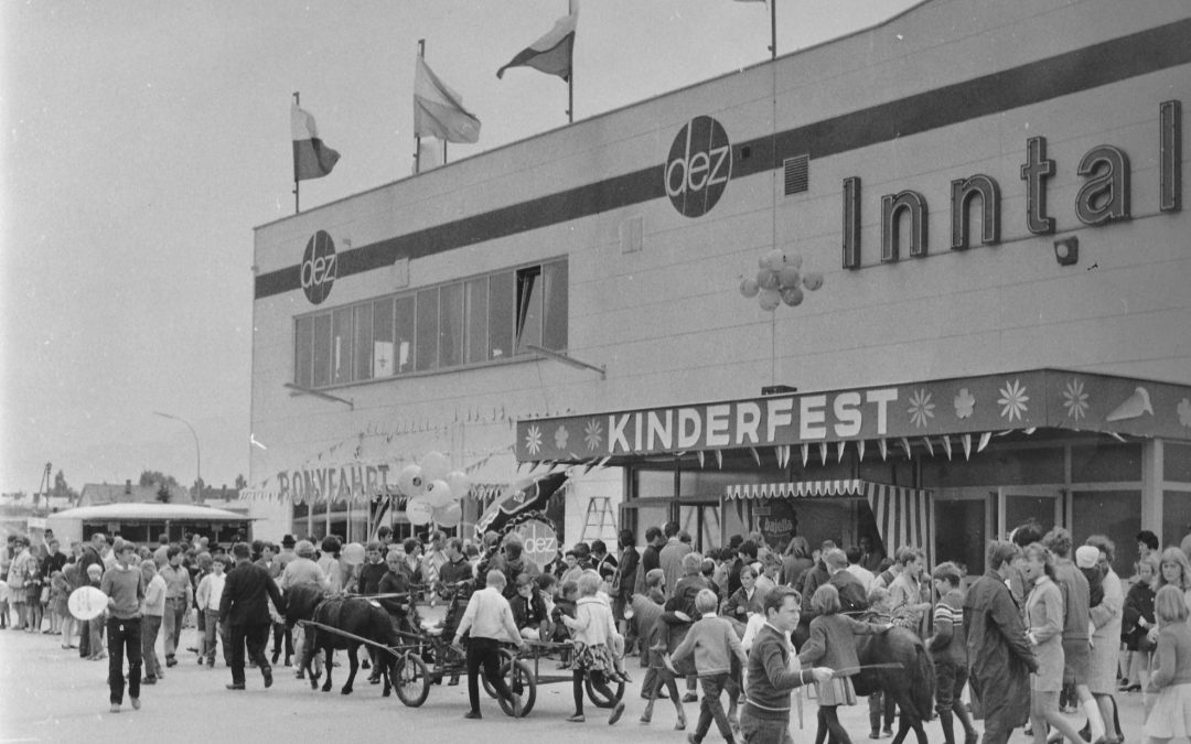 Inntal-Einkaufszentrum DEZ, Rosenheim, 1968