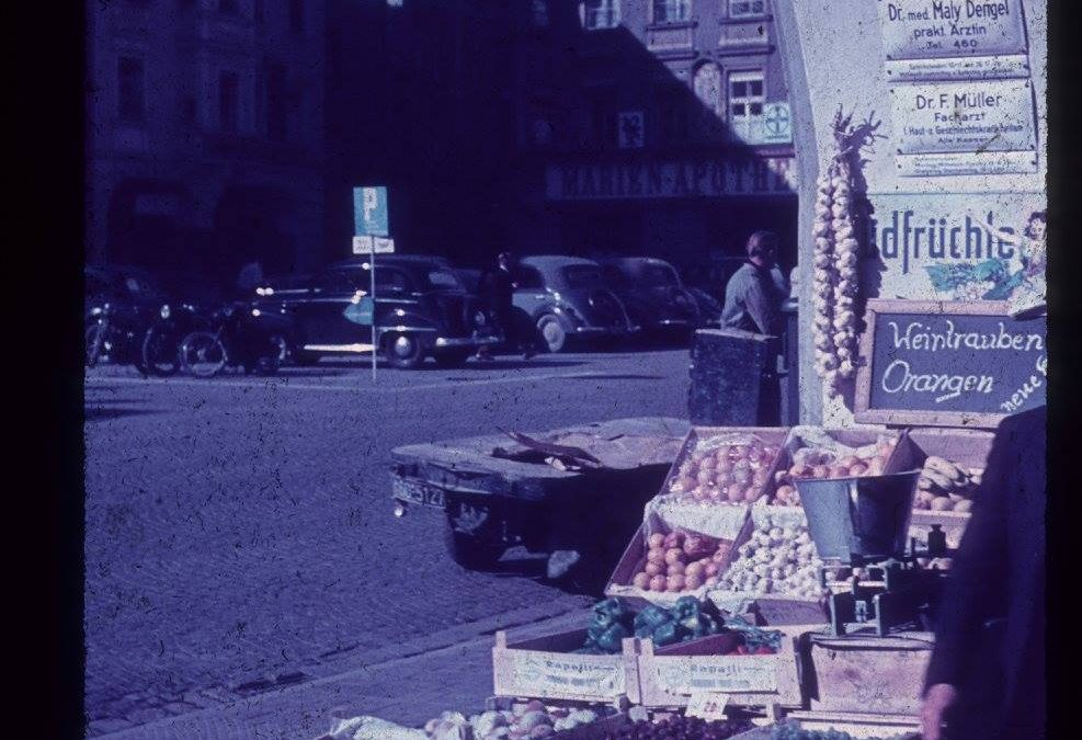 Max-Josefs-Platz, Rosenheim, 1950