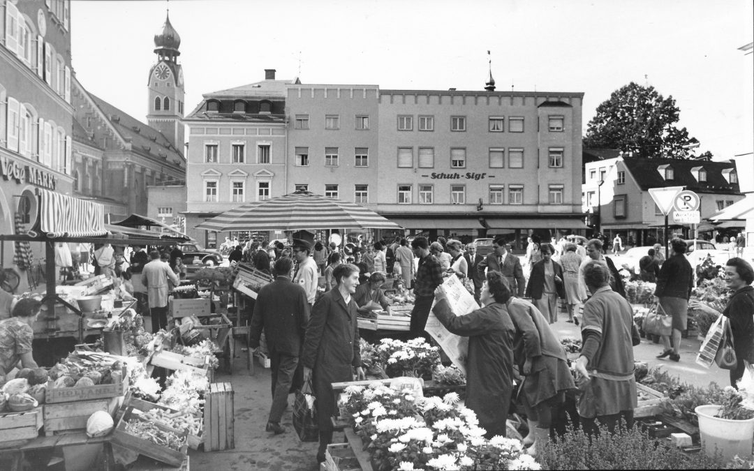 Markttag, Rosenheim, 1960er