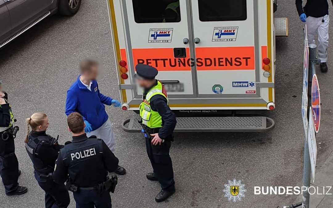 Münchner Hauptbahnhof: Abgebrochene Gasflasche ins Gesicht geschlagen