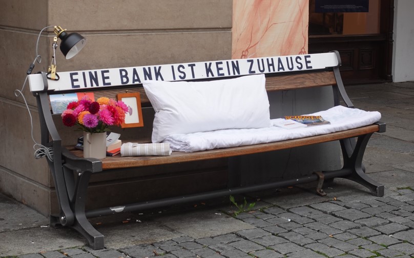 „Eine Bank ist kein Zuhause“