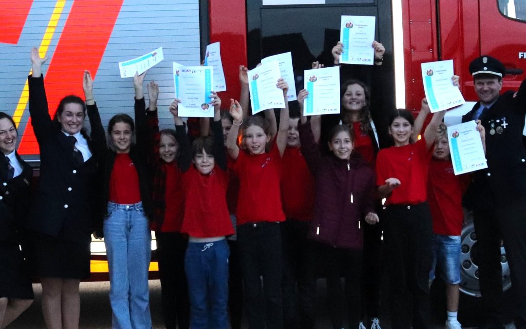 Strahlende Gesichter bei den Pettinger „Feuerfischen“