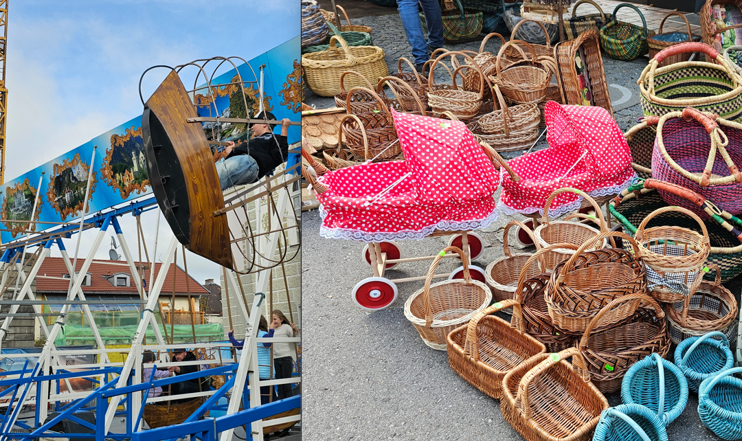 Andrang beim Kirchweihmarkt in Kolbermoor