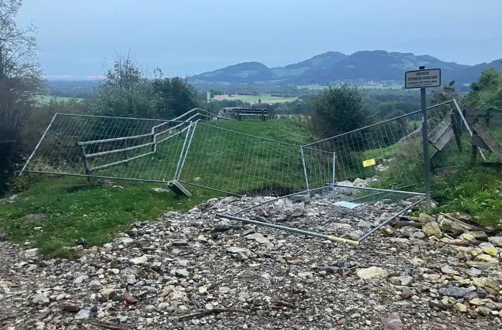 Einbruch und Vandalismus in Burg Falkenstein