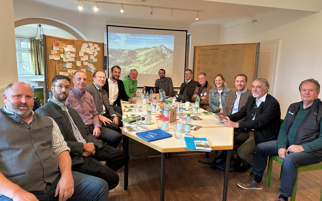 Bergsteigerdörfer ziehen an einem Strang