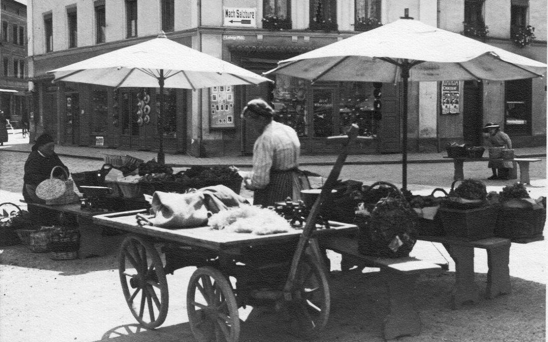 Viktualienmarkt, Rosenheim, 1911