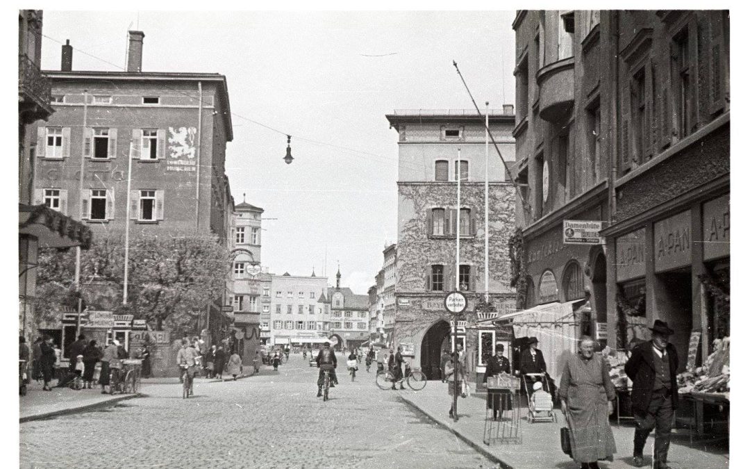 Münchener Straße, Rosenheim, ca. 1930