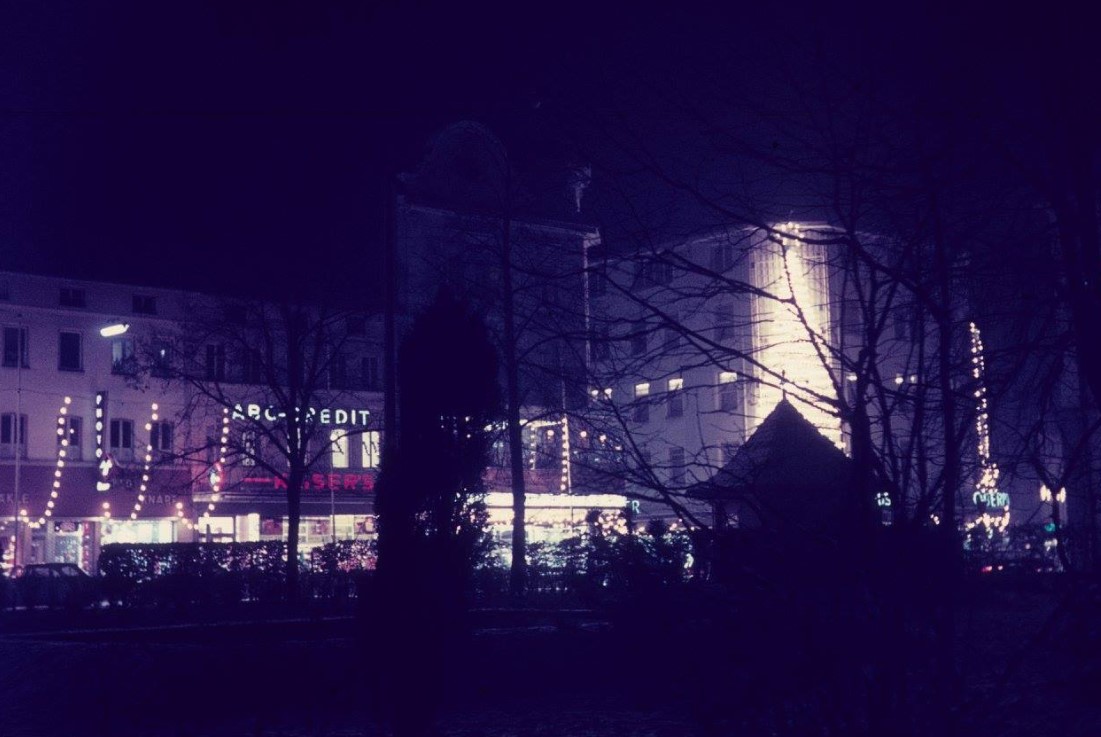 1967 Blick vom Salingarten auf die Münchener Straße im Jahr 1967. Foto: Archiv Herbert Borrmann