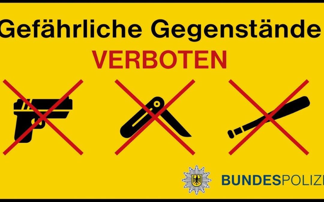 Zum Jahreswechsel: Gefährliche Gegenstände an 8 bayerischen Bahnhöfen verboten