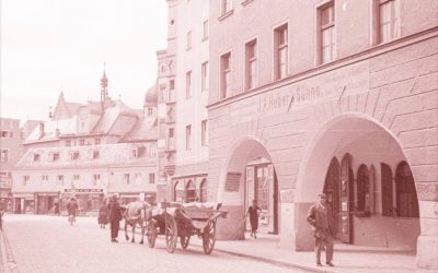 Kaiserstraße, Rosenheim, ca. 1920