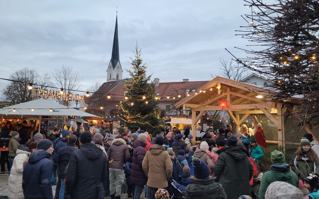 Eggstätter Weihnachtsmarkt war trotz Regen ein Erfolg