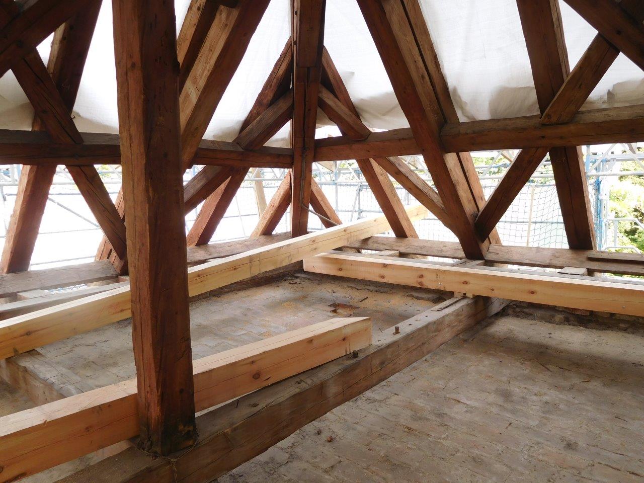 PM-77_2024-12-10_Pressefoto-1 Dachsanierung Staatliches Bauamt Mühldorf. Foto: Staatliches Bauamt Mühldorf