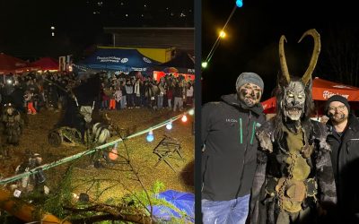 Perchtenlauf: In der Kastenau stimmten schaurige Gestalten auf Weihnachten ein