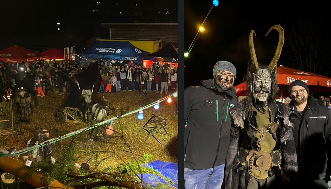 Perchtenlauf: In der Kastenau stimmten schaurige Gestalten auf Weihnachten ein