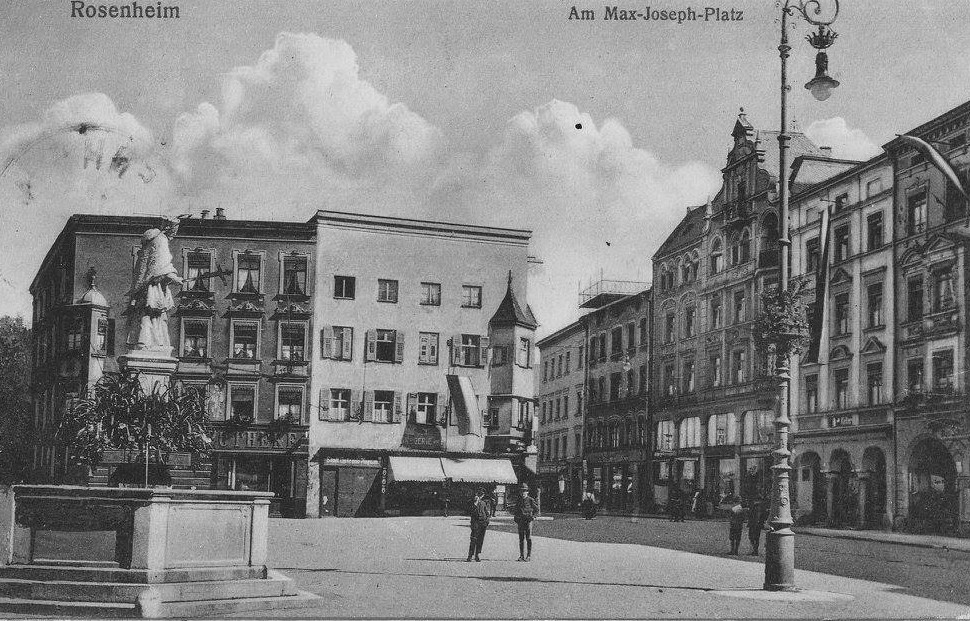 Max-Josefs-Platz, Rosenheim, 1916