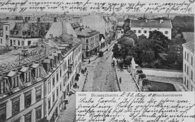 Münchener Straße, Rosenheim, 1904