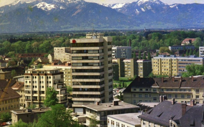 Rosenheim, Panoramaaufnahme, 1973